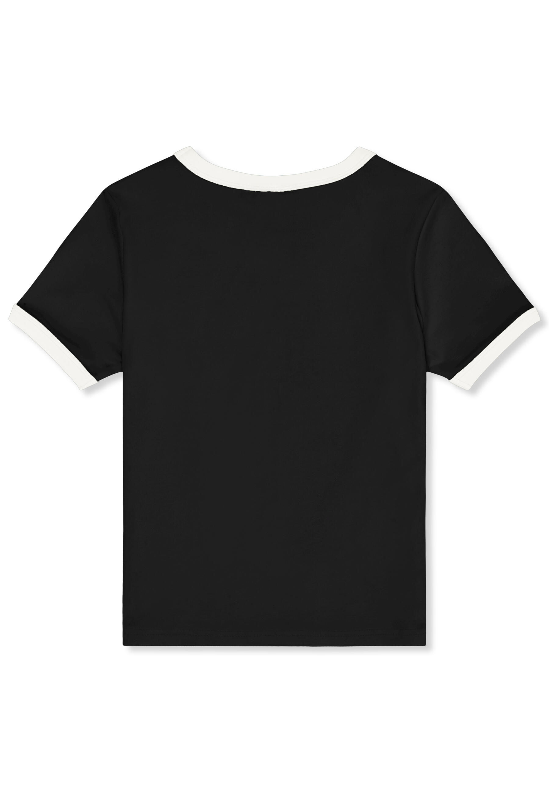 Camiseta feminina Cercina Slim Logo Ringer Baby Tee – Camisetas – Algodão 2/3