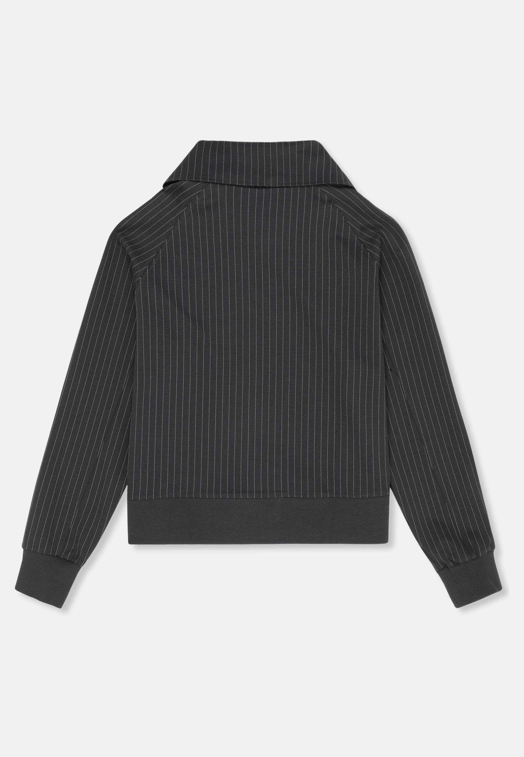 FILA Apparel BELLARIVA Relaxed-Jacke mit Nadelstreifen und hohem Kragen 6/7