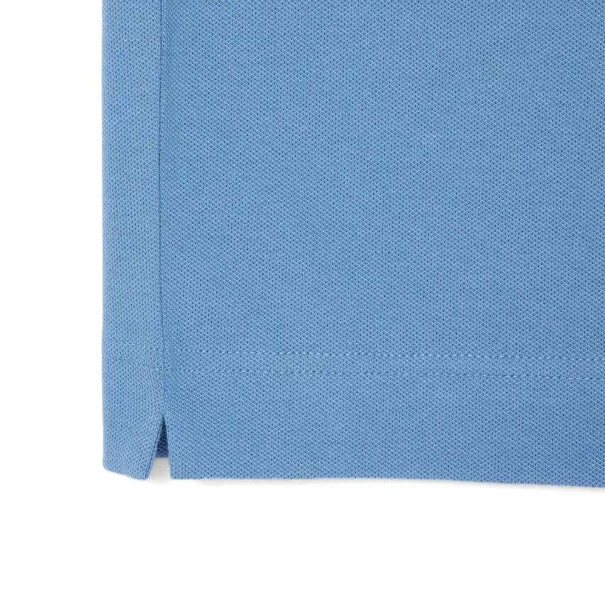 Polo hombre Lacoste - algodón 100% - manga corta - azul. 3/4