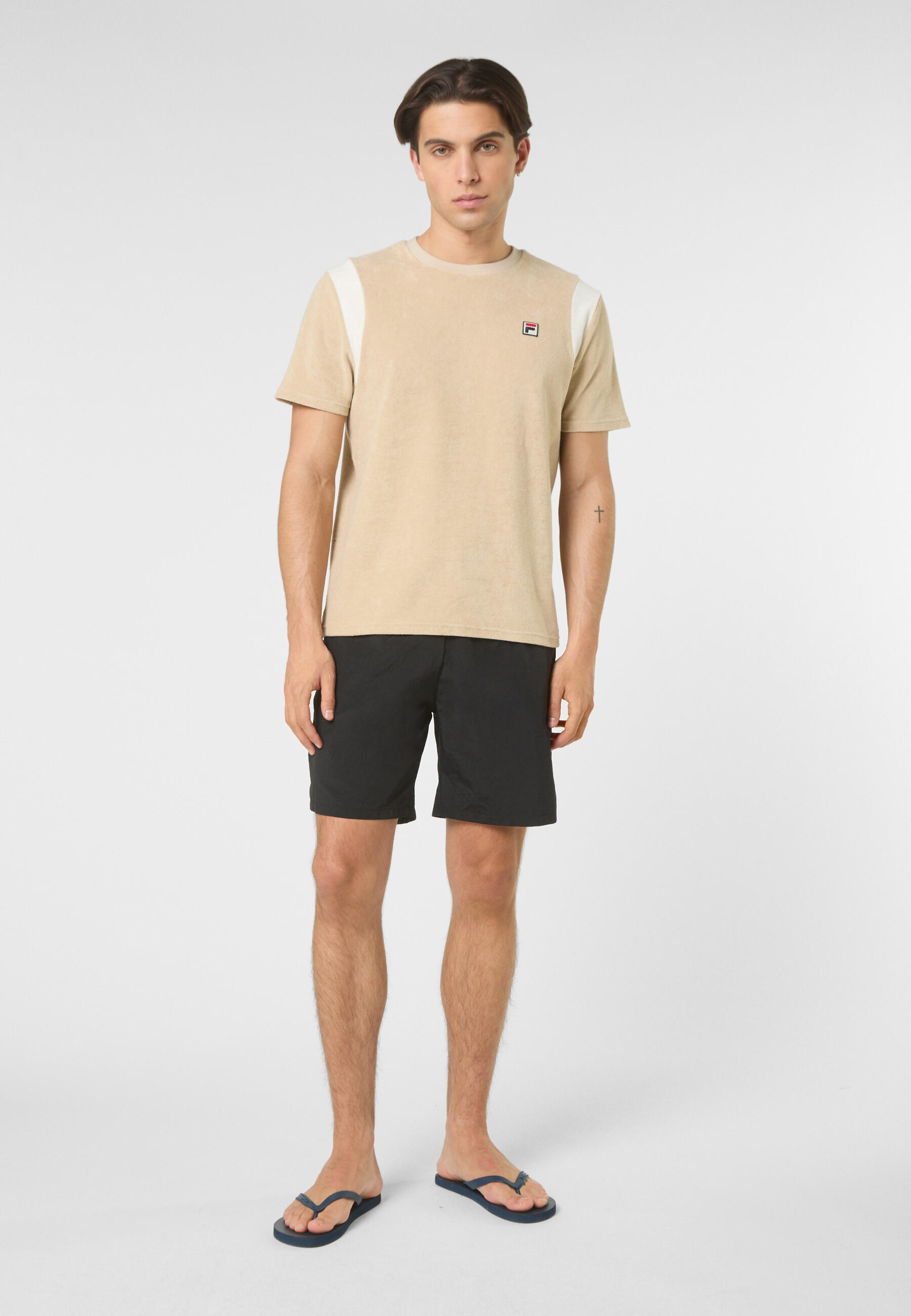 FILA Apparel LERICI Loose Heritage Tape Beachshorts 3/7