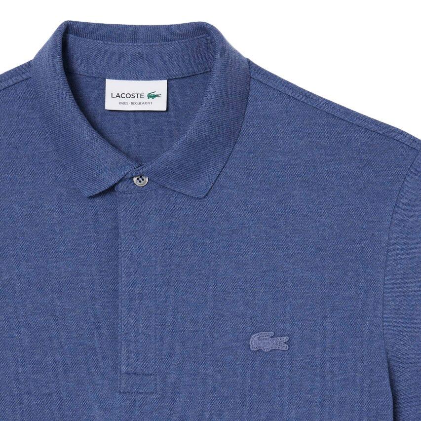 Heren Paris Edition Polo Shirt Katoenpique Blauw IV 5/6