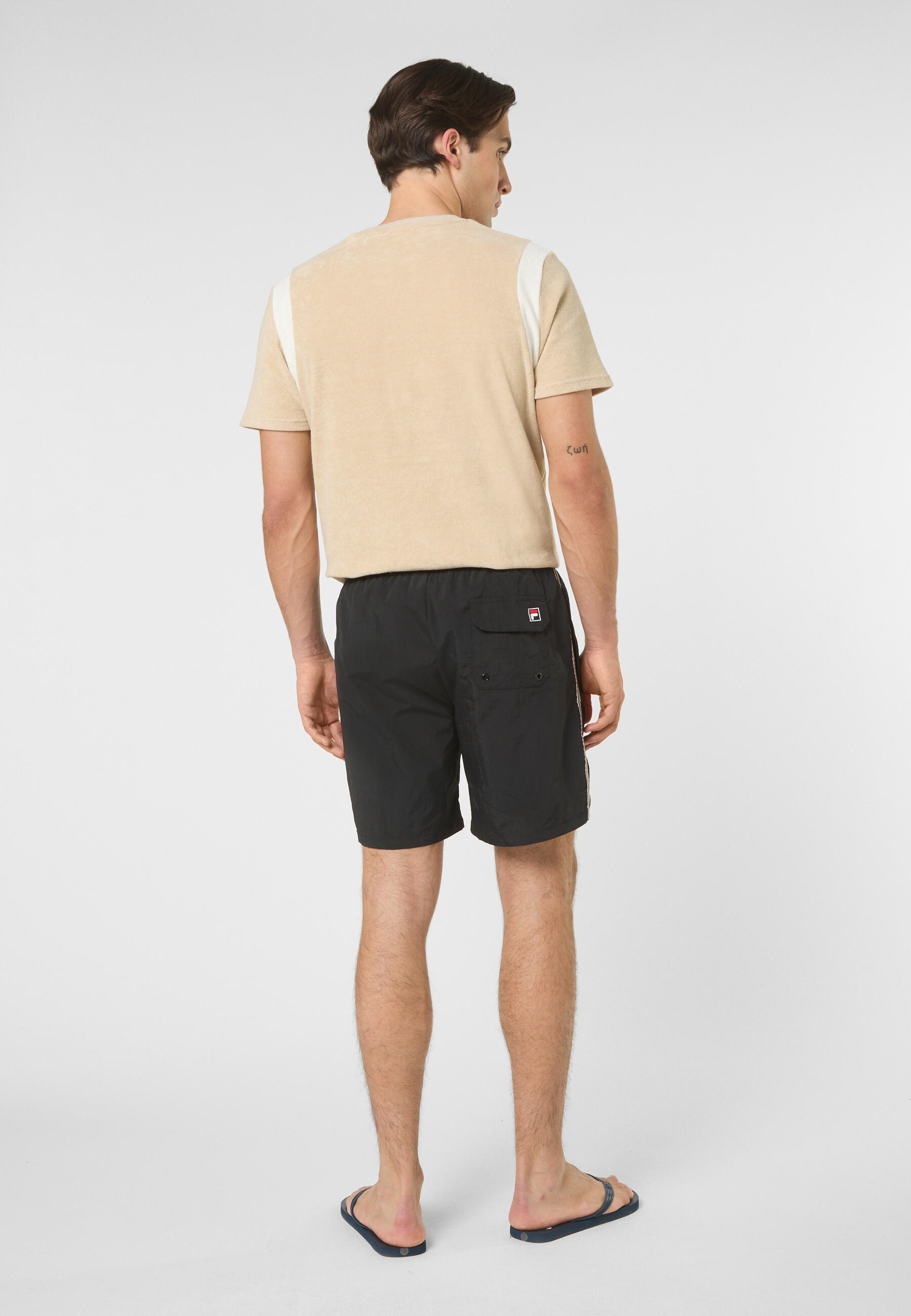 FILA Apparel LERICI Loose Heritage Tape Beachshorts 2/7