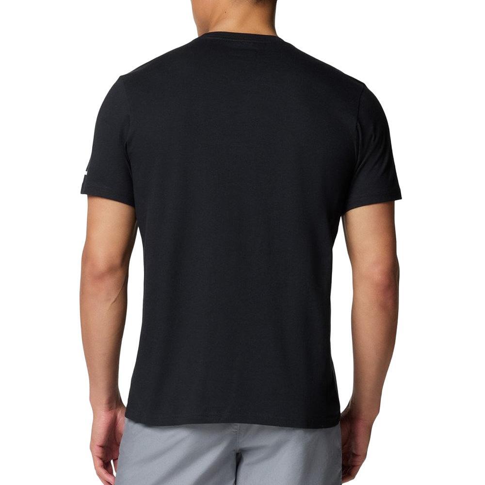 T-Shirt Noir Homme Columbia Avec Graphisme Path Lake 2/2