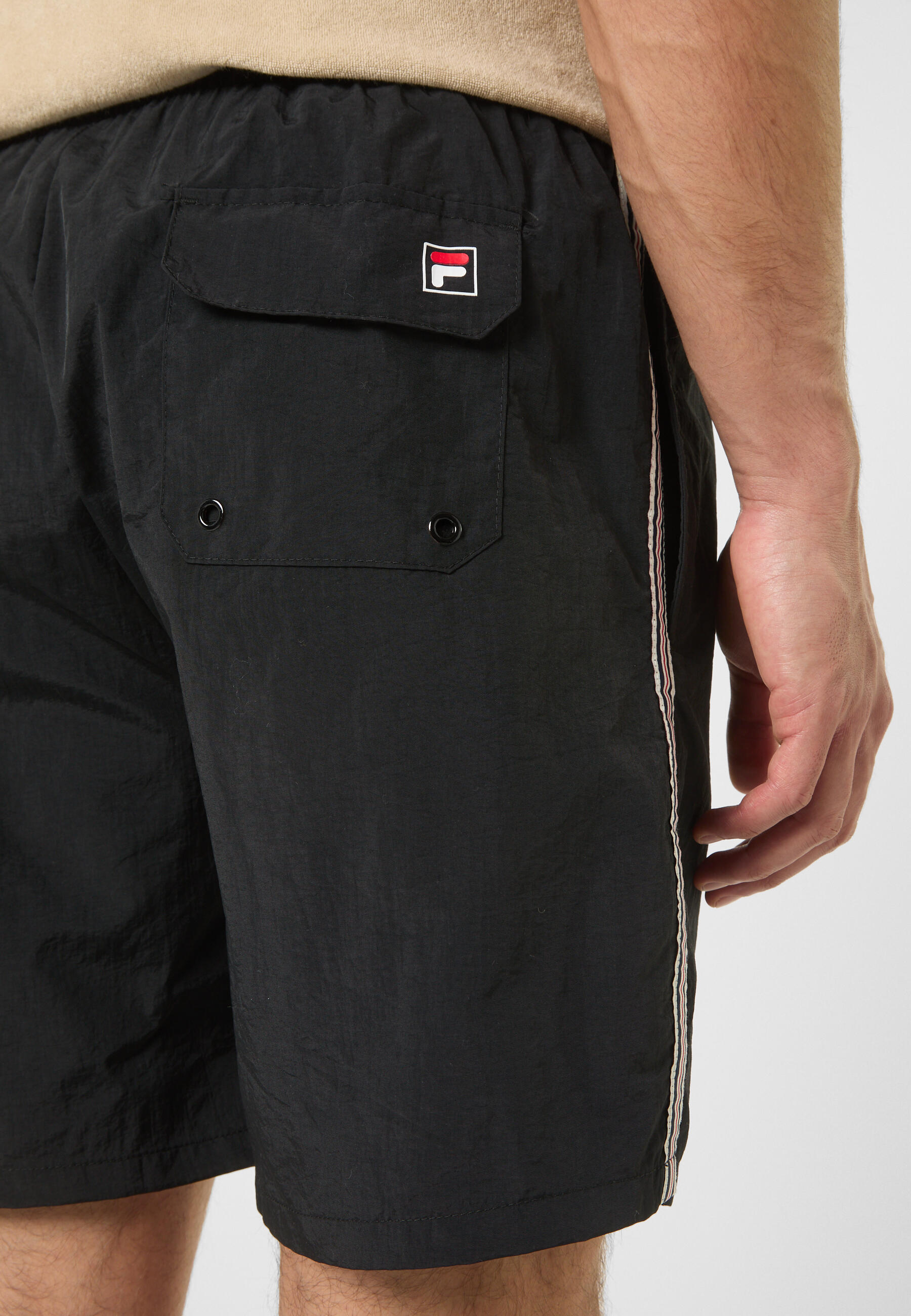 FILA Apparel LERICI Loose Heritage Tape Beachshorts 4/7