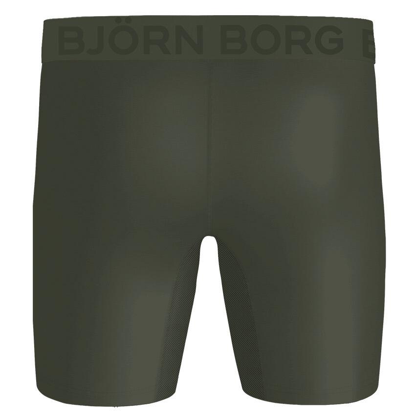 Multi-Sport Heren Sports Lightweight 2-Pack Microfiber Long Boxers Camo Groen 5/5