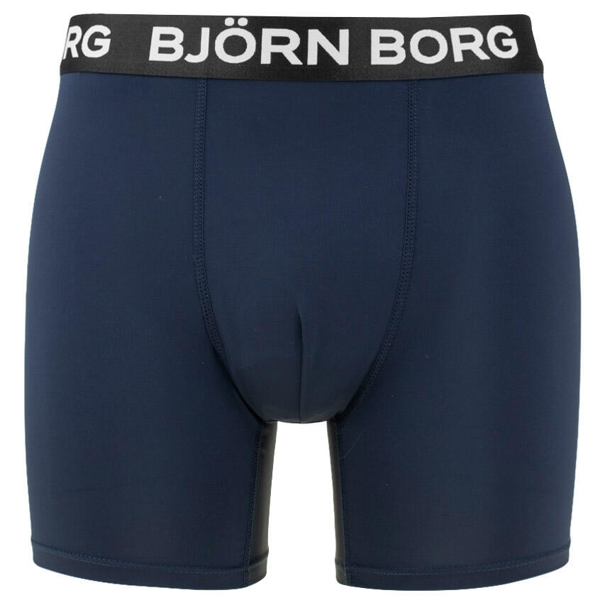 Multi-Sport Heren Sports 5-Pack Microfiber Boxers Basic Print Blauw II 6/7