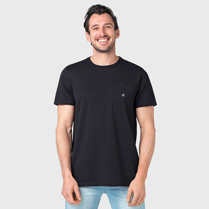 Heren O-hals Shirt Axle Zwart 2/6