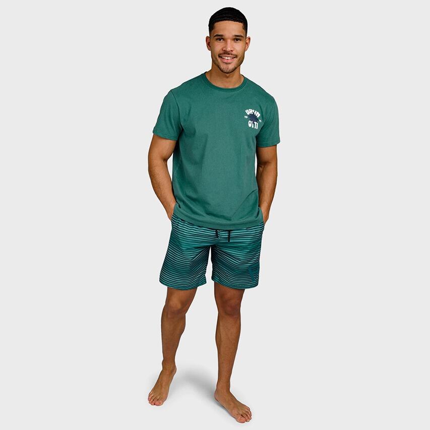 Heren O-hals Shirt Jondee Groen 3/7
