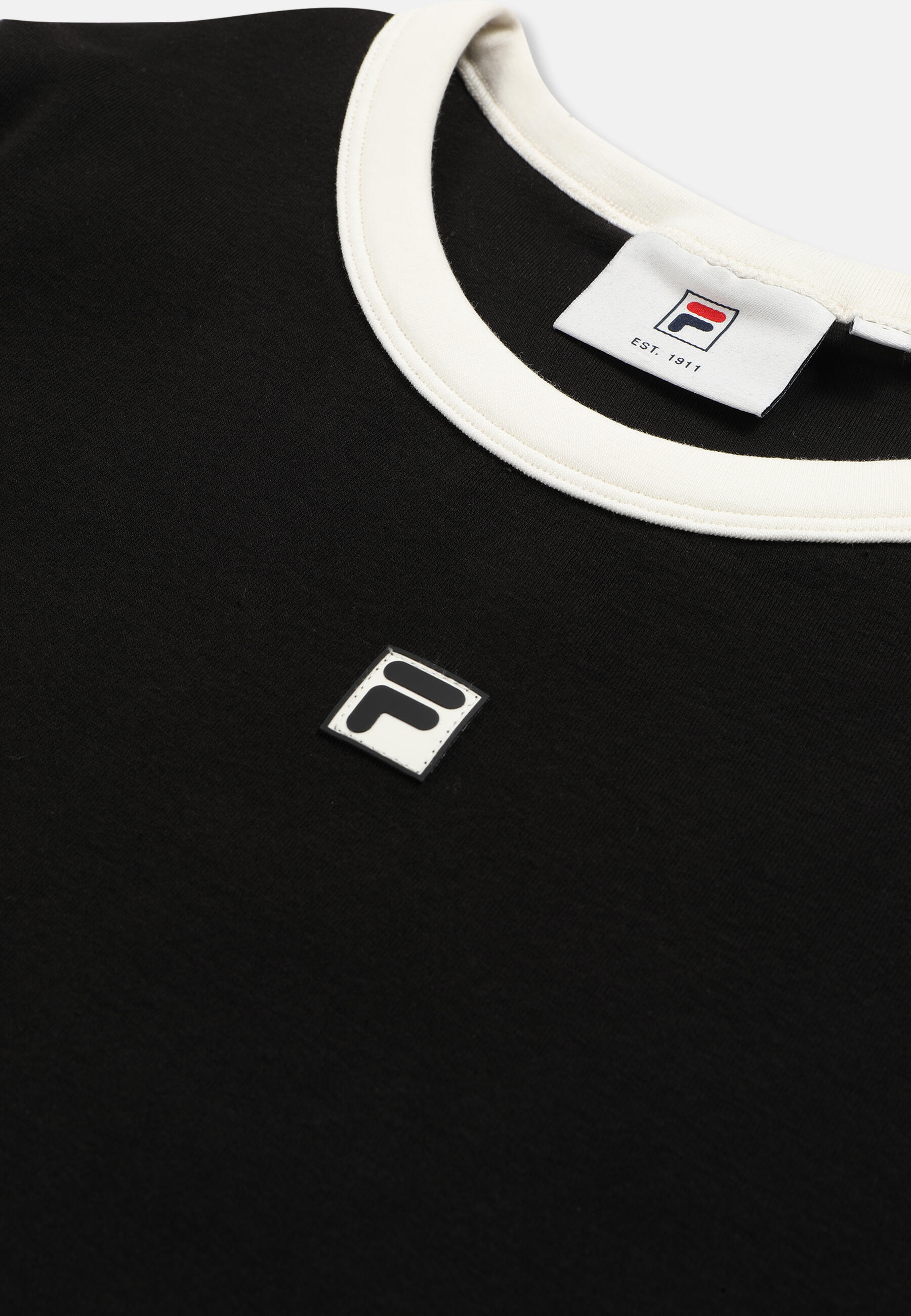 T-shirt côtelé à logo slim FILA Apparel MONTEBENI 3/3
