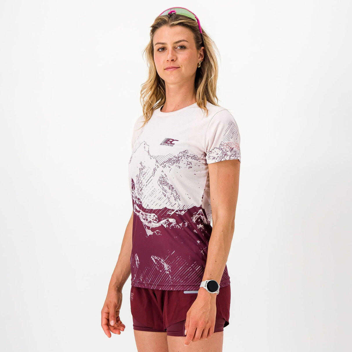 Lauf-Trail-T-Shirt Damen SummitRun 4/5