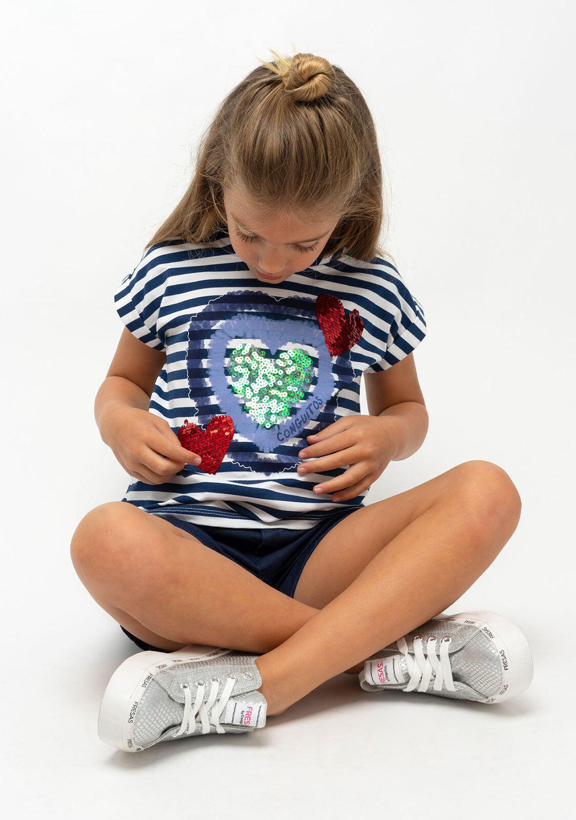 Camiseta Conguitos Corazones 3/4