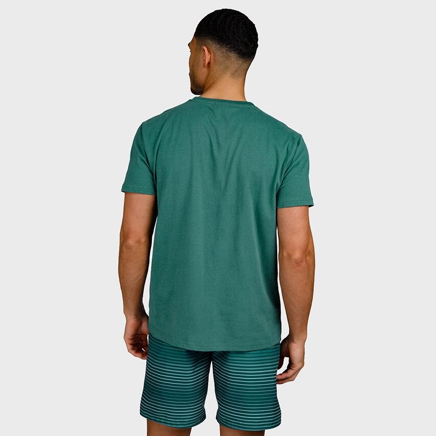 Heren O-hals Shirt Jondee Groen 7/7