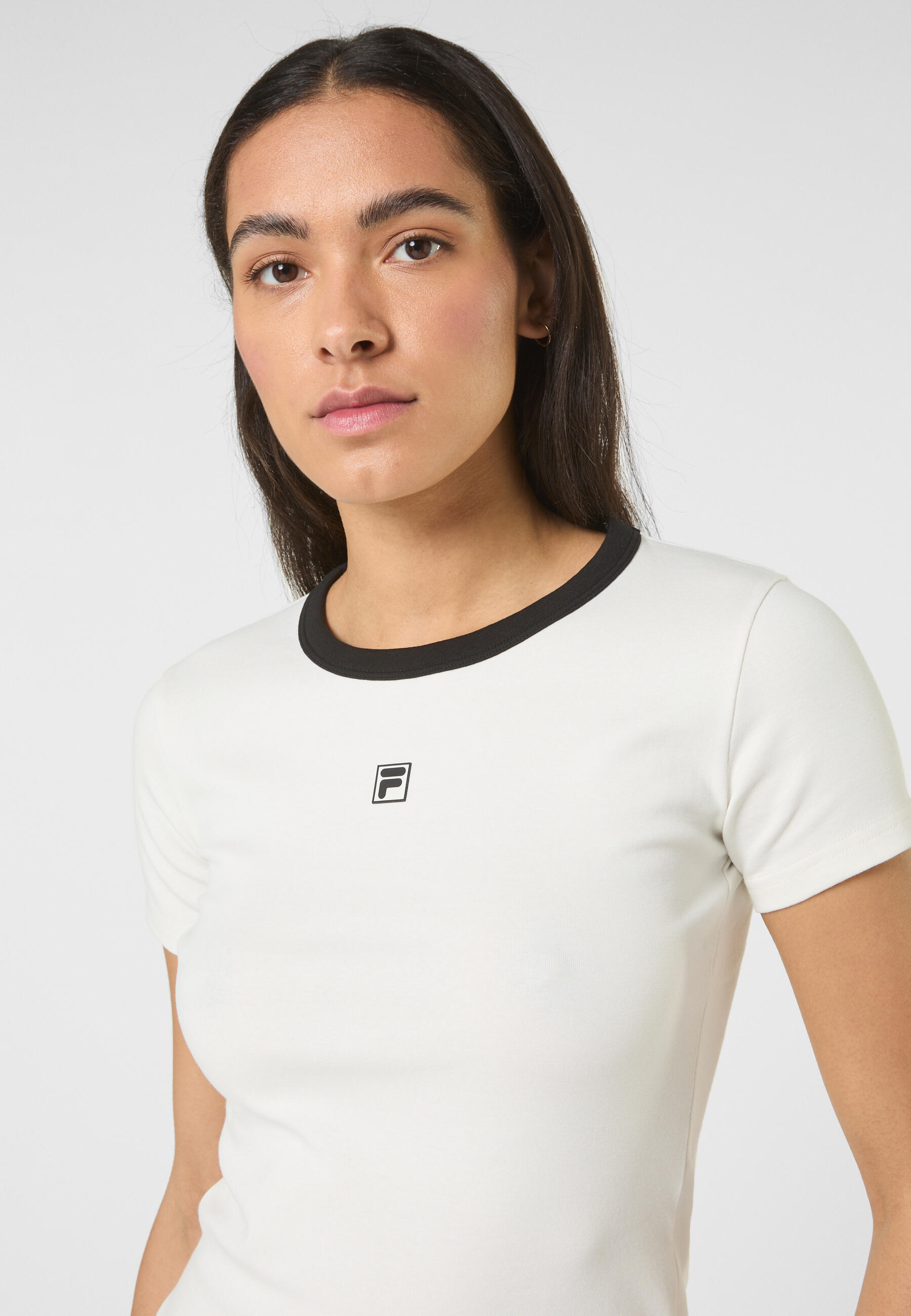 FILA Apparel MONTEBENI Slim Logo Ripp-T-Shirt 4/6