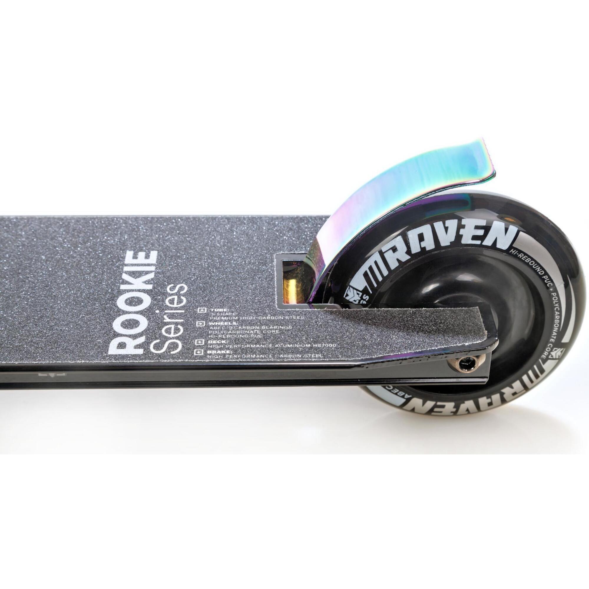 TROTINETE ROOKIE UNISSEXO COLOR FREESTYLE 100MM RAVEN 3/5