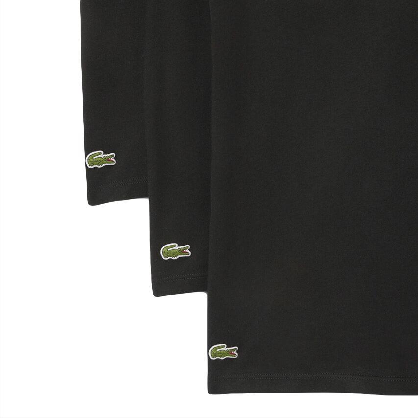 Heren 3-Pack V-hals Shirts Basic Zwart 5/5