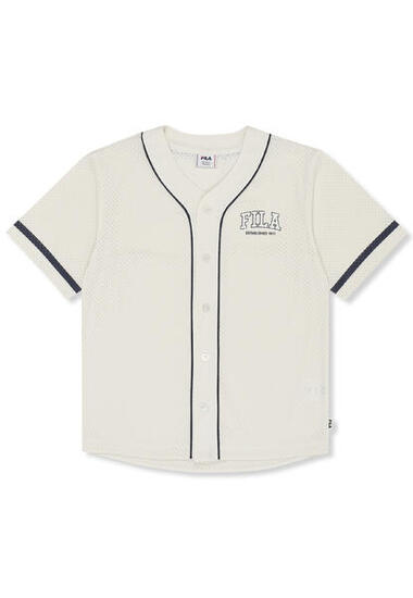 FILA Apparel VILLANOVA lockeres Baseball-Shirt aus Mesh