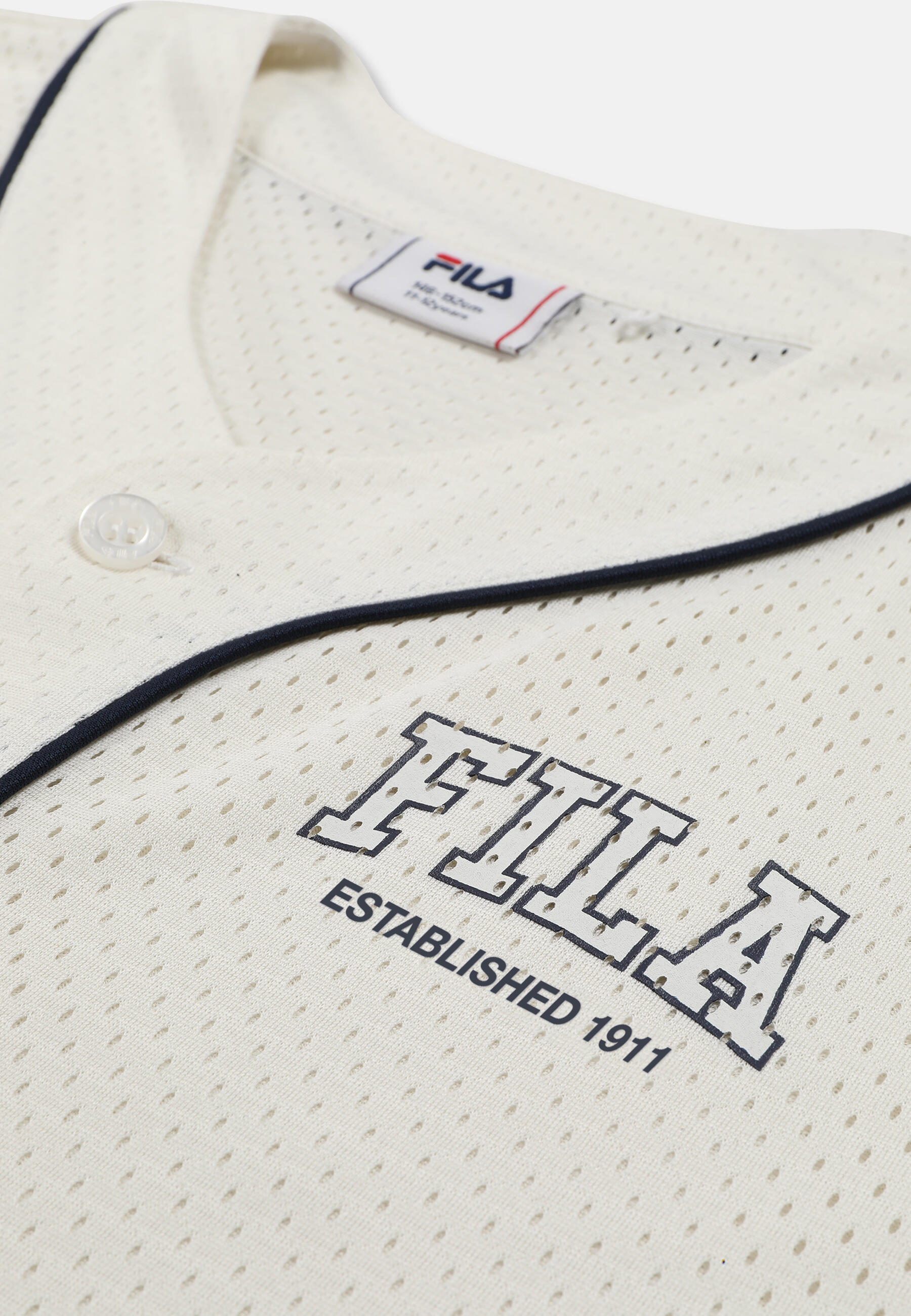FILA Apparel VILLANOVA chemise de baseball en maille ample 3/3