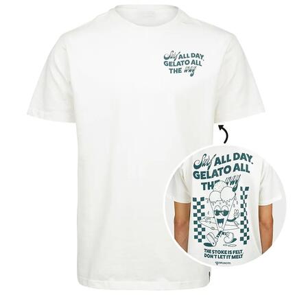 T-shirt col rond homme Ittalo Blanc