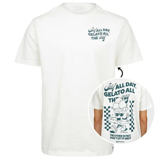 T-shirt col rond homme Ittalo Blanc