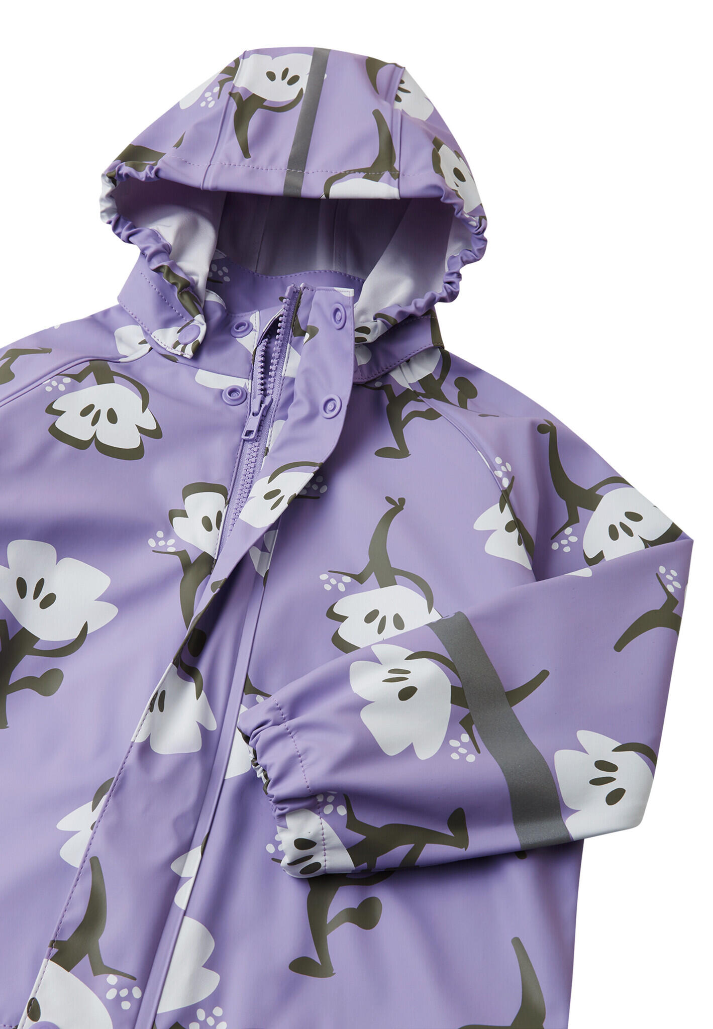 Kinder Regenjacke Vesi Lilac amethyst 3/5
