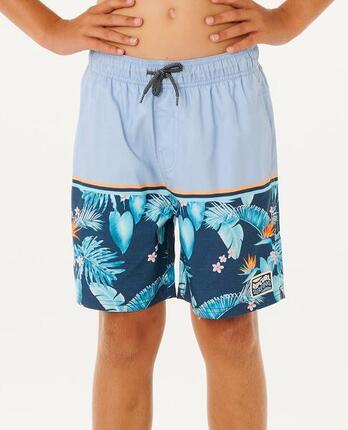 Zwemshort Jongens Streamline Stripe Volley - Enfants - Faded Denim