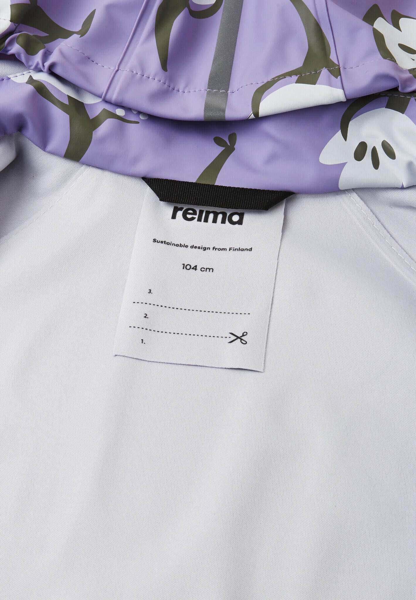 Kinder Regenjacke Vesi Lilac amethyst 5/5