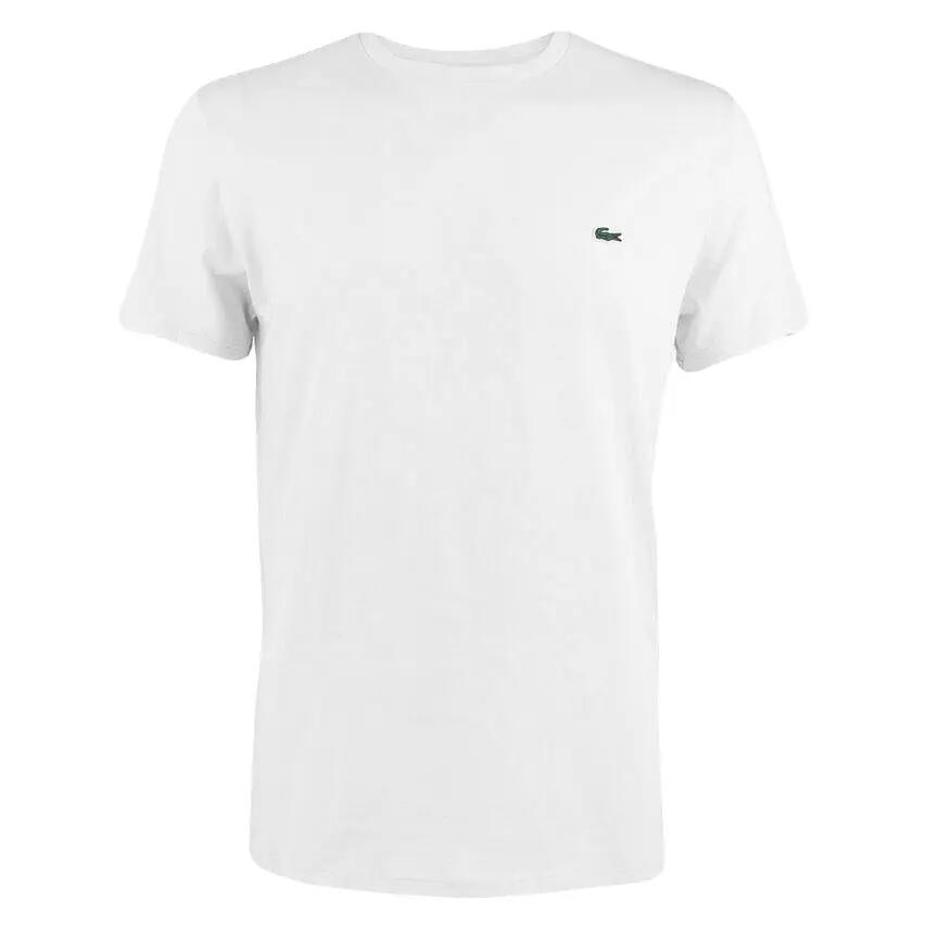 T-shirt col rond homme petit logo blanc 1/3
