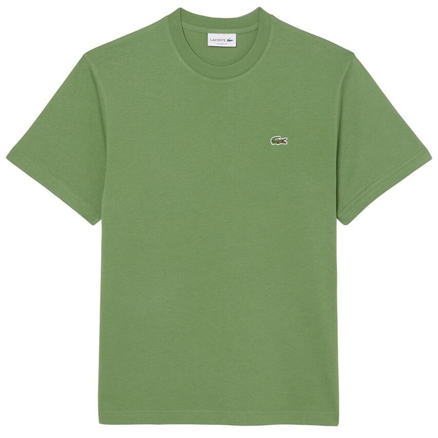 Heren O-hals Shirt Crocodile Logo Groen IV 1/5