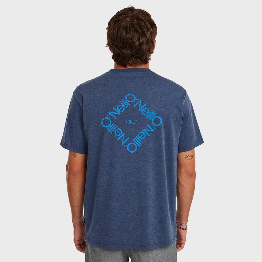 Heren O-hals Shirt Hybrid Polygiene Blauw 3/6