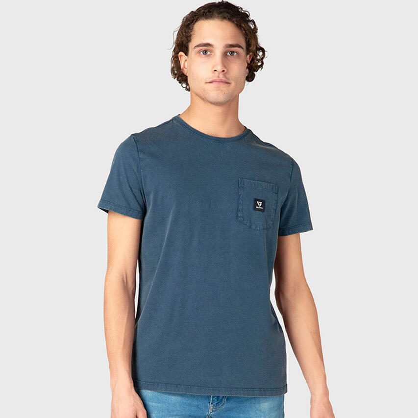 Heren O-hals Shirt Axle Blauw 2/7
