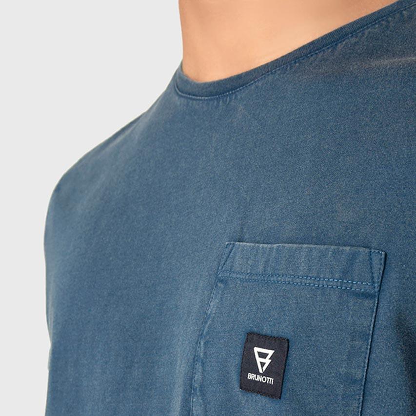 Heren O-hals Shirt Axle Blauw 5/7