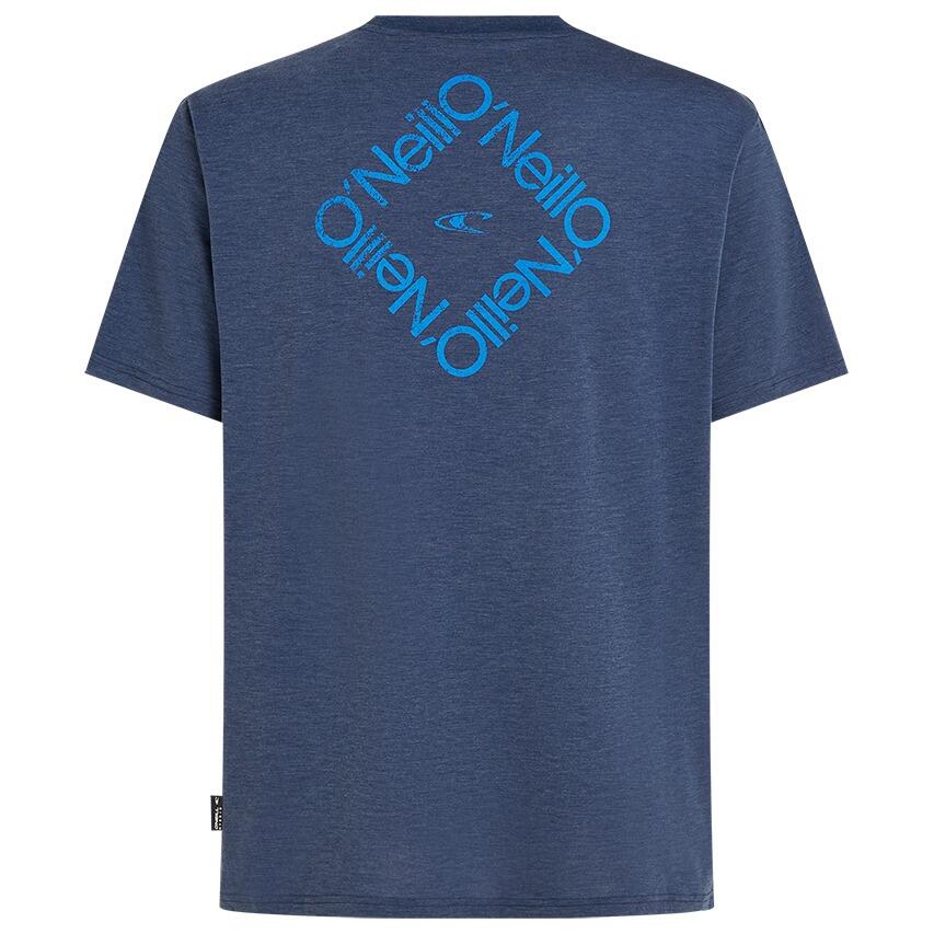 Heren O-hals Shirt Hybrid Polygiene Blauw 6/6