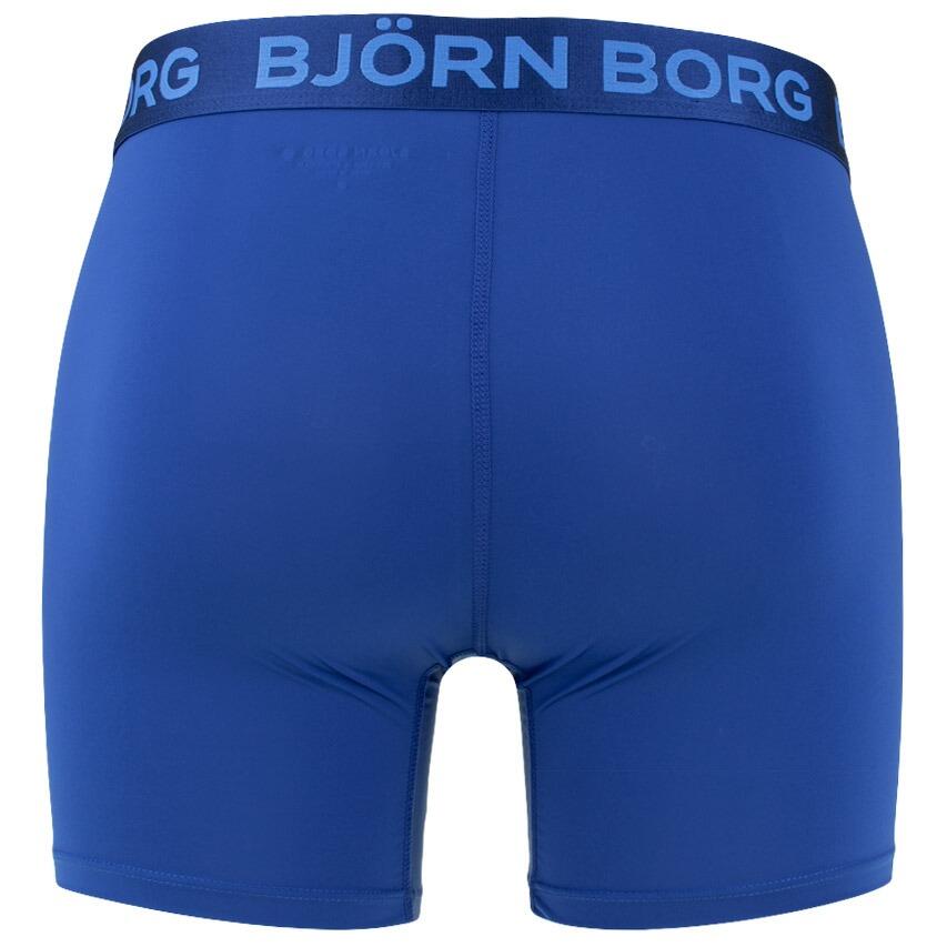 Multi-Sport Heren Sports 3-Pack Microfiber Boxers Basic Blauw & Groen Multi 7/7