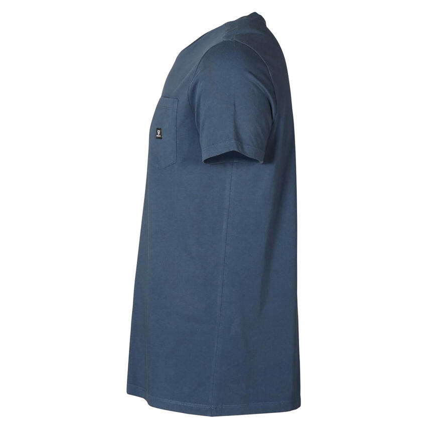 Heren O-hals Shirt Axle Blauw 6/7