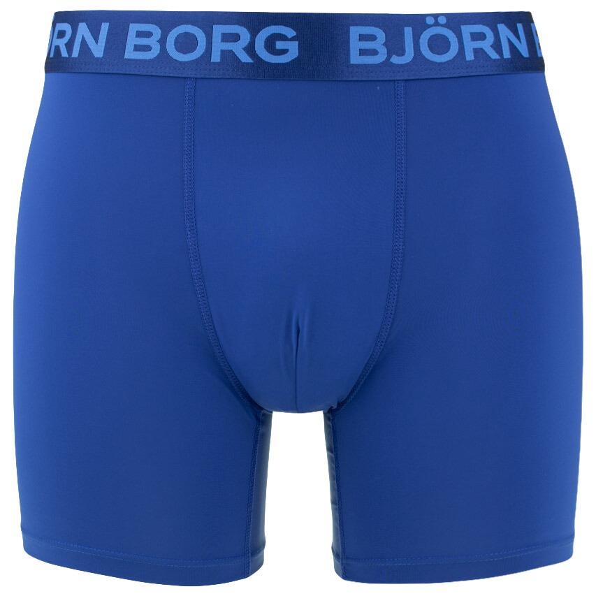Multi-Sport Heren Sports 3-Pack Microfiber Boxers Basic Blauw & Groen Multi 6/7