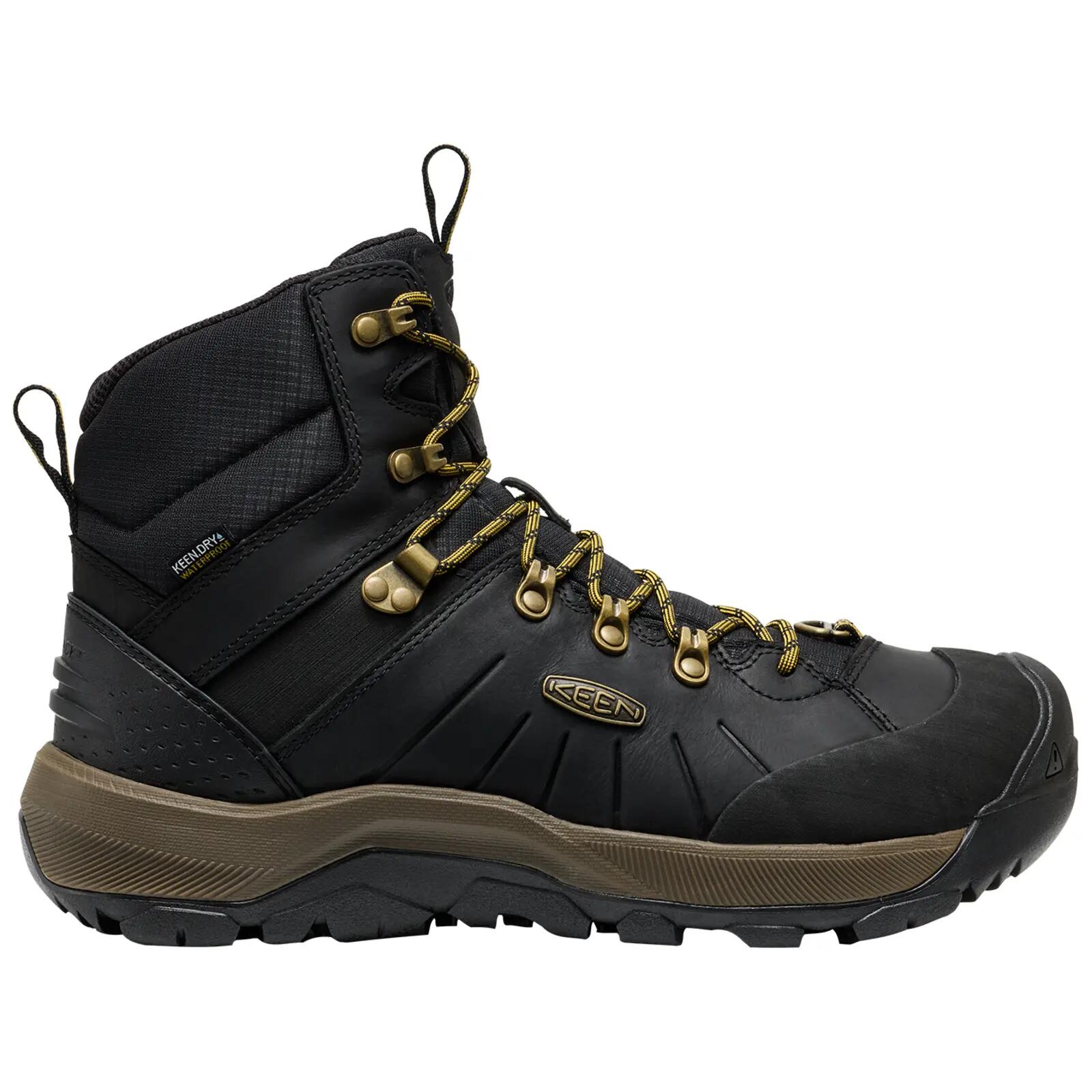 KEEN M Revel IV Mid Polar - nero/curcuma 2/5
