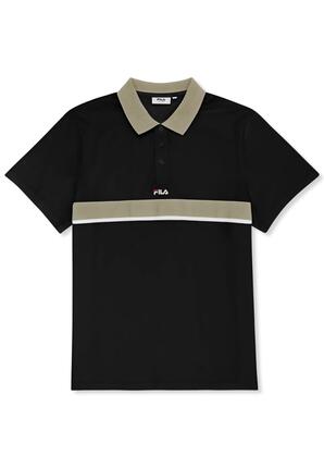 Polo SAGANO Relaxed à bandes – Polo homme – 100 % coton