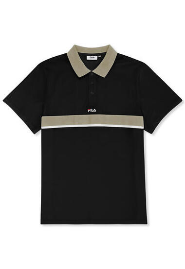 Polo SAGANO Relaxed à bandes – Polo homme – 100 % coton