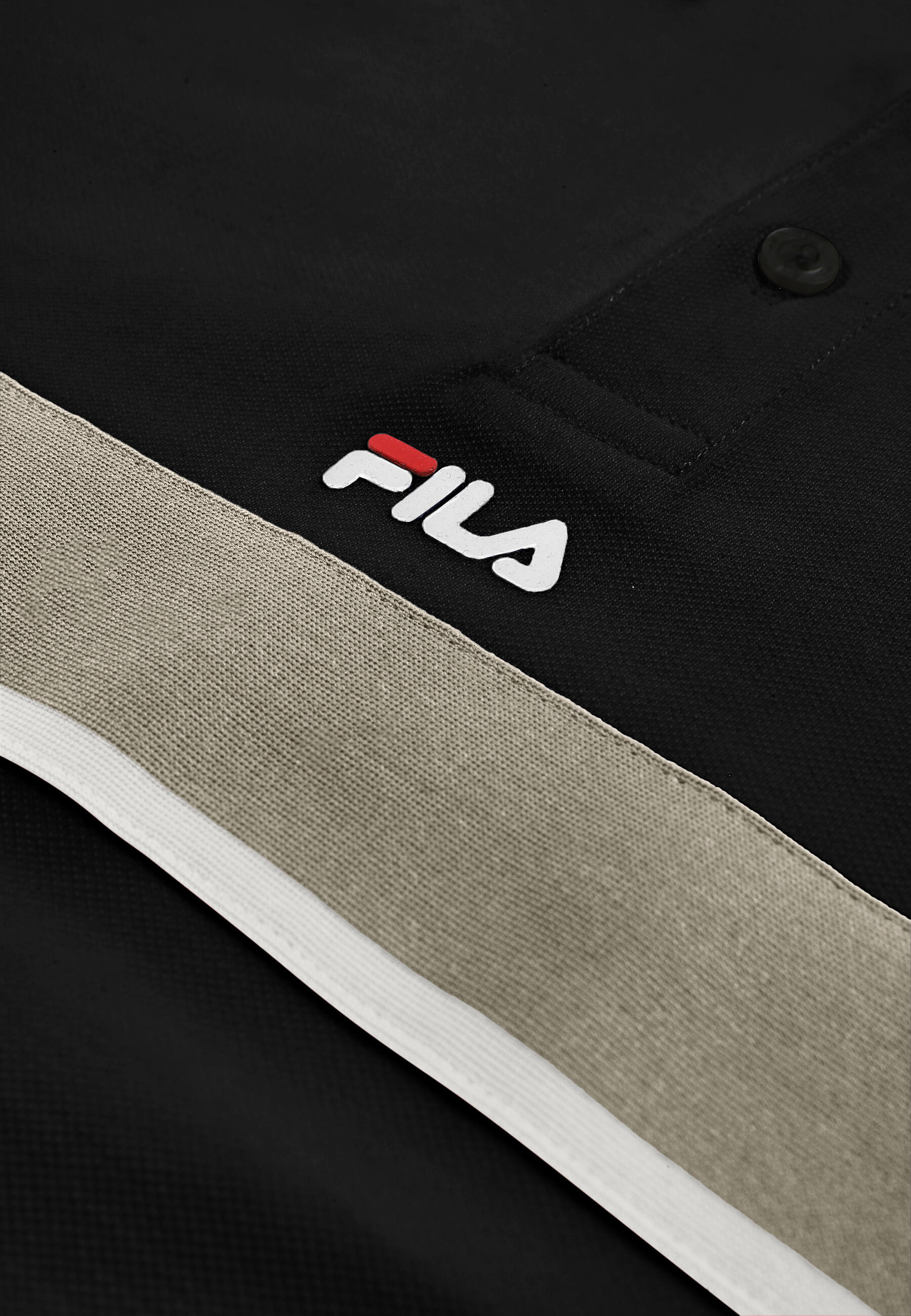 Polo FILA Apparel SAGANO décontracté avec bande 3/4