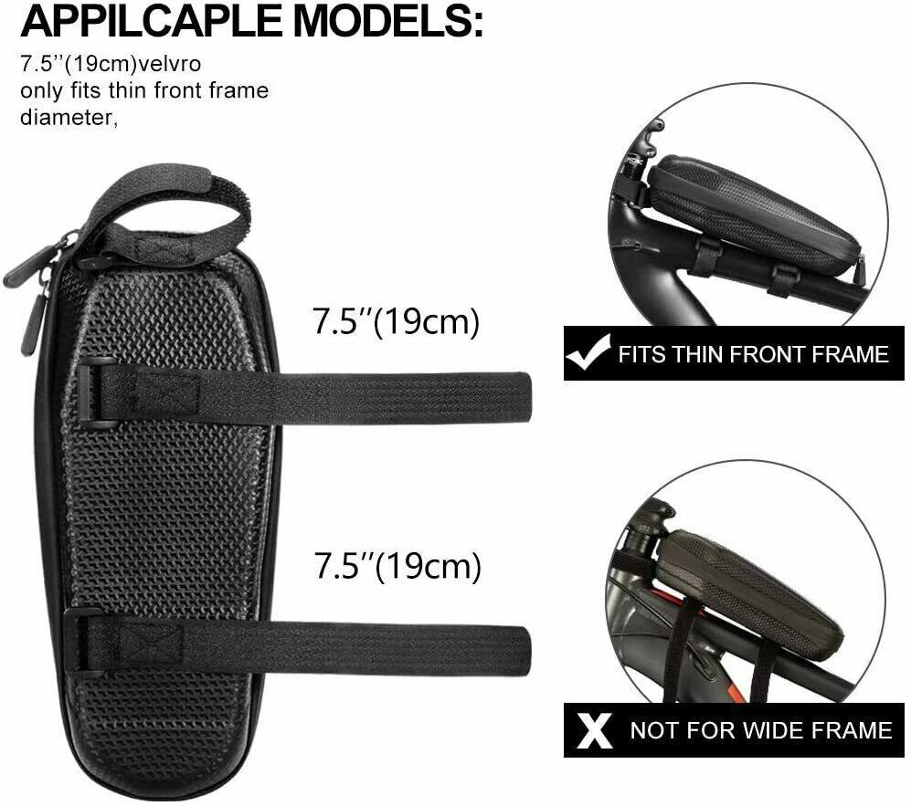ROCKBROS Harte Fahrrad Oberrohrtasche groß 7/7