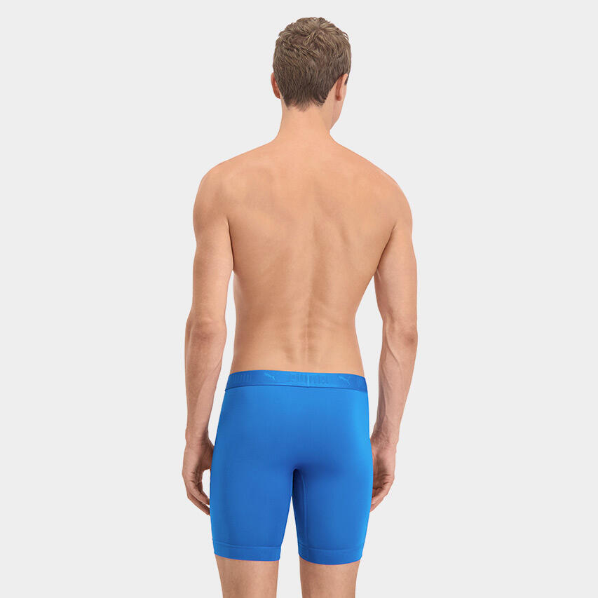 Multi-Sport Heren Sport 2-Pack Microfiber Long Boxers Blauw 4/7