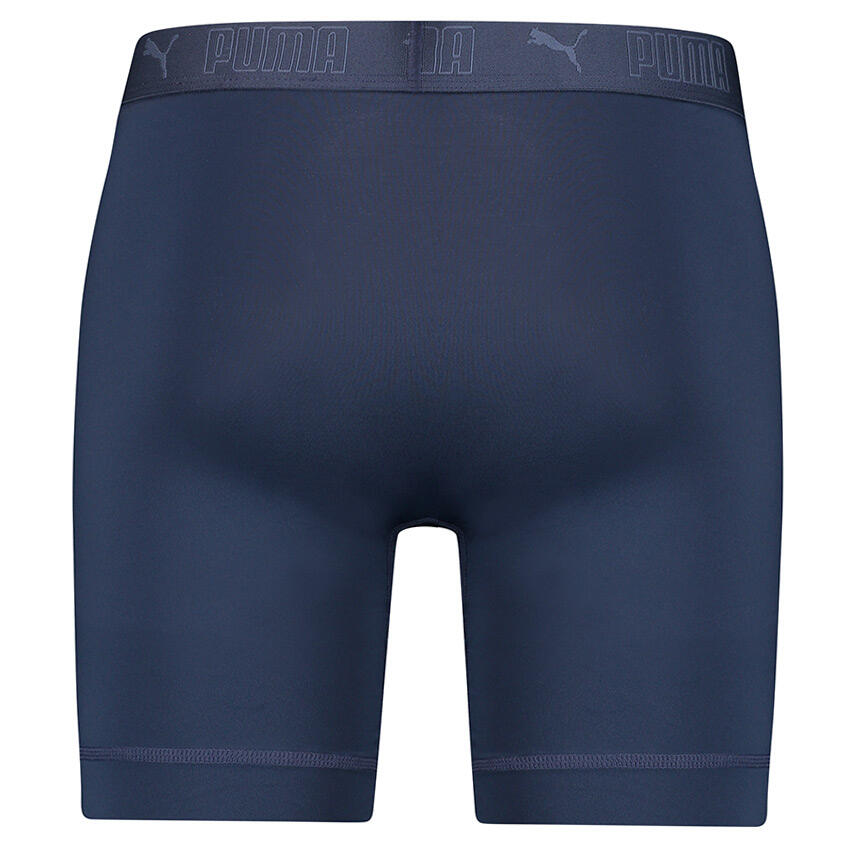 Multi-Sport Heren Sport 2-Pack Microfiber Long Boxers Blauw 6/7