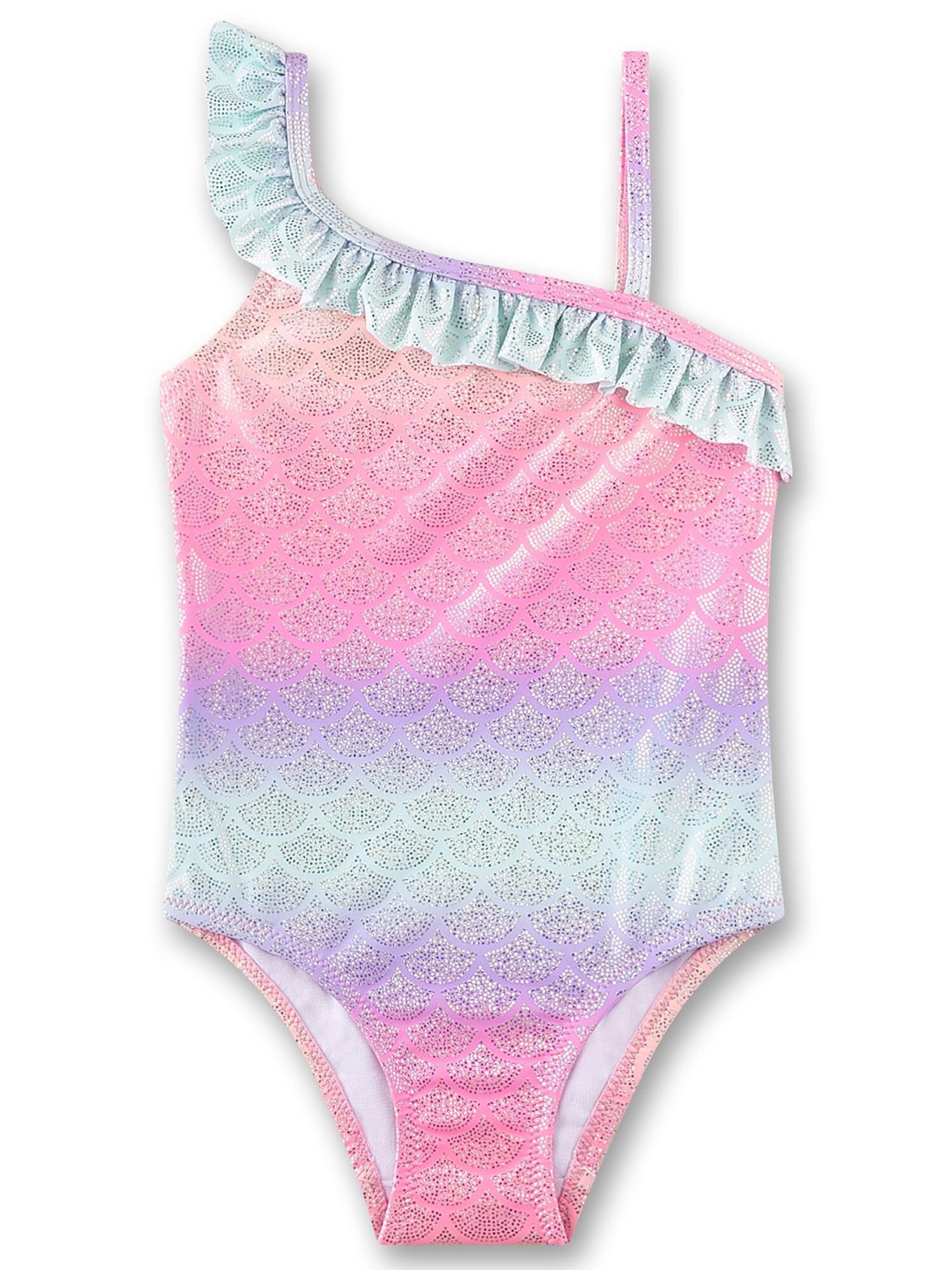 Costume da bagno da sirena per bambina 1/3