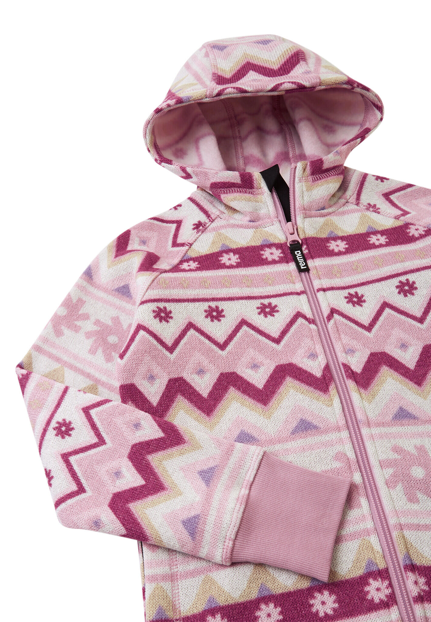 Kinder Fleecejacke Northern Grey Pink 5/5