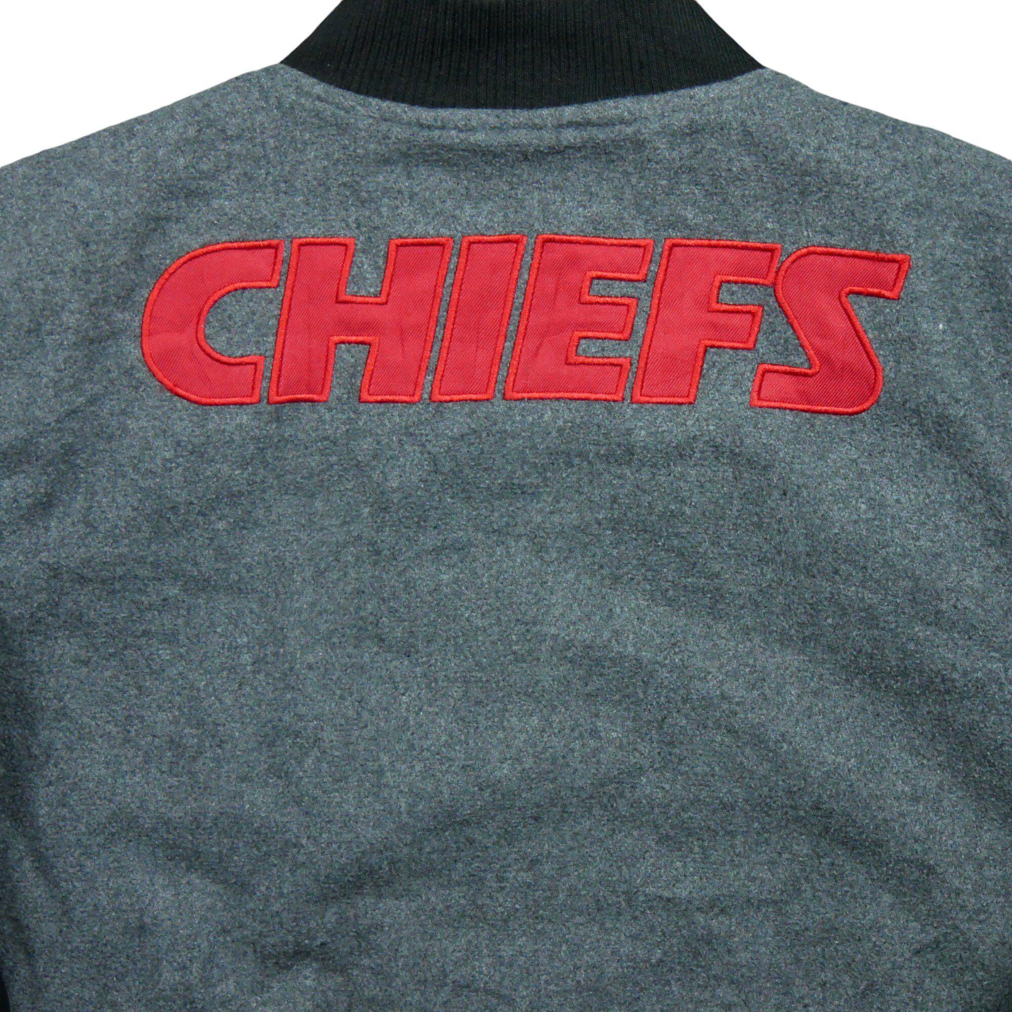 Refurbished - NFL Kansas City Chiefs Lederjacke - In gutem Zustand 5/7