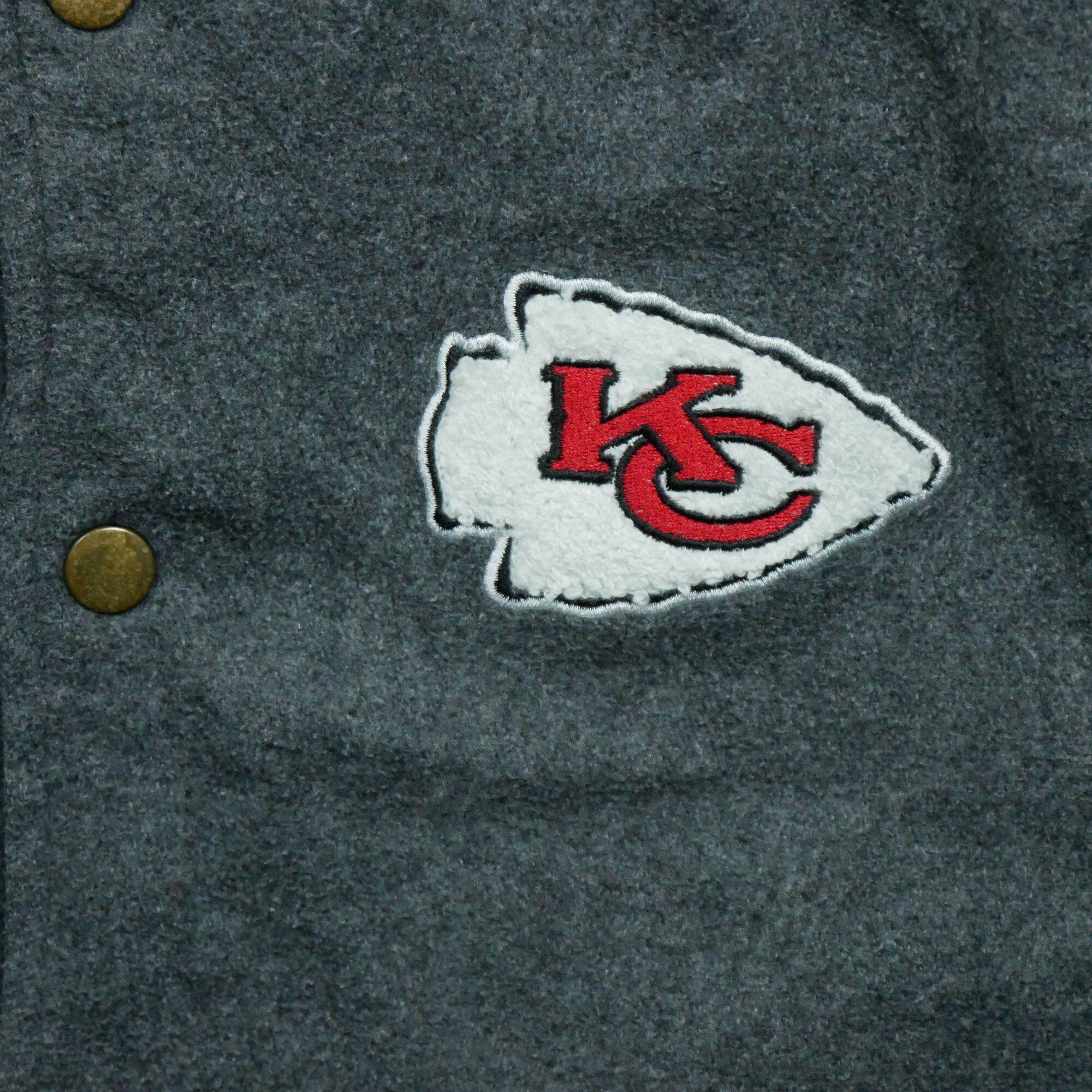 Refurbished - NFL Kansas City Chiefs Lederjacke - In gutem Zustand 6/7
