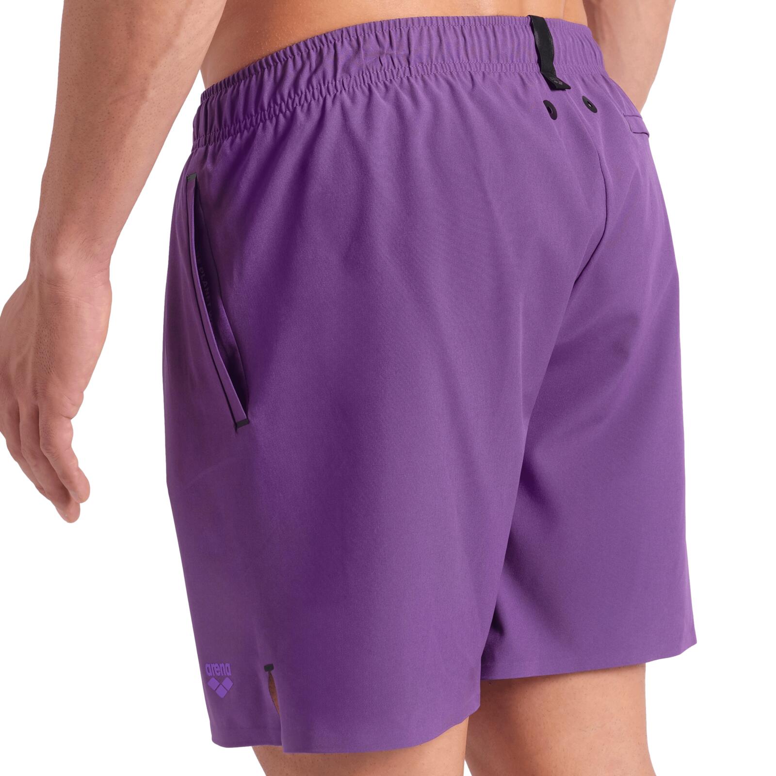 M Arena Evo Beach Boxer Solid - plum 3/5