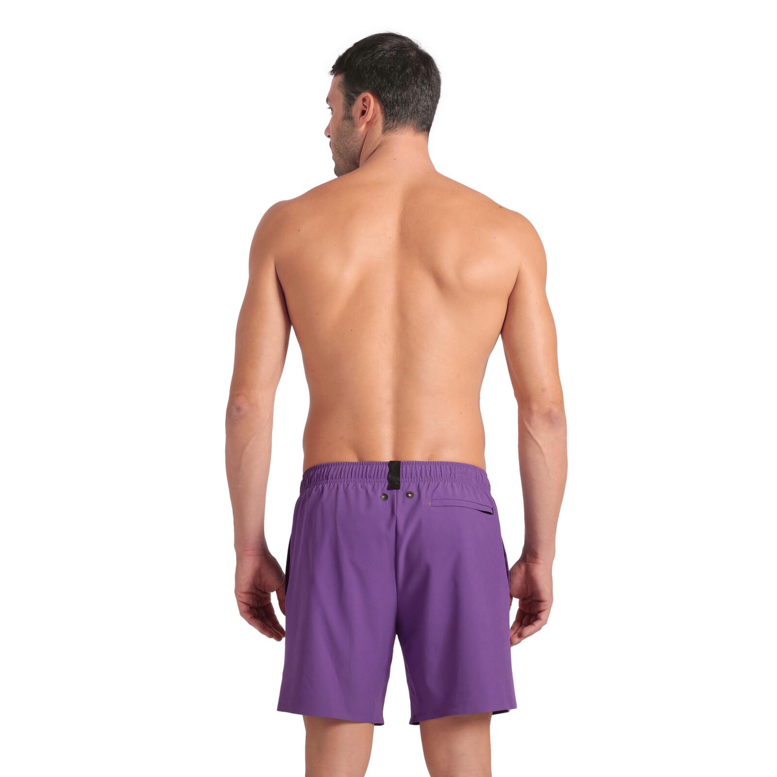 M Arena Evo Beach Boxer Solid - plum 2/5