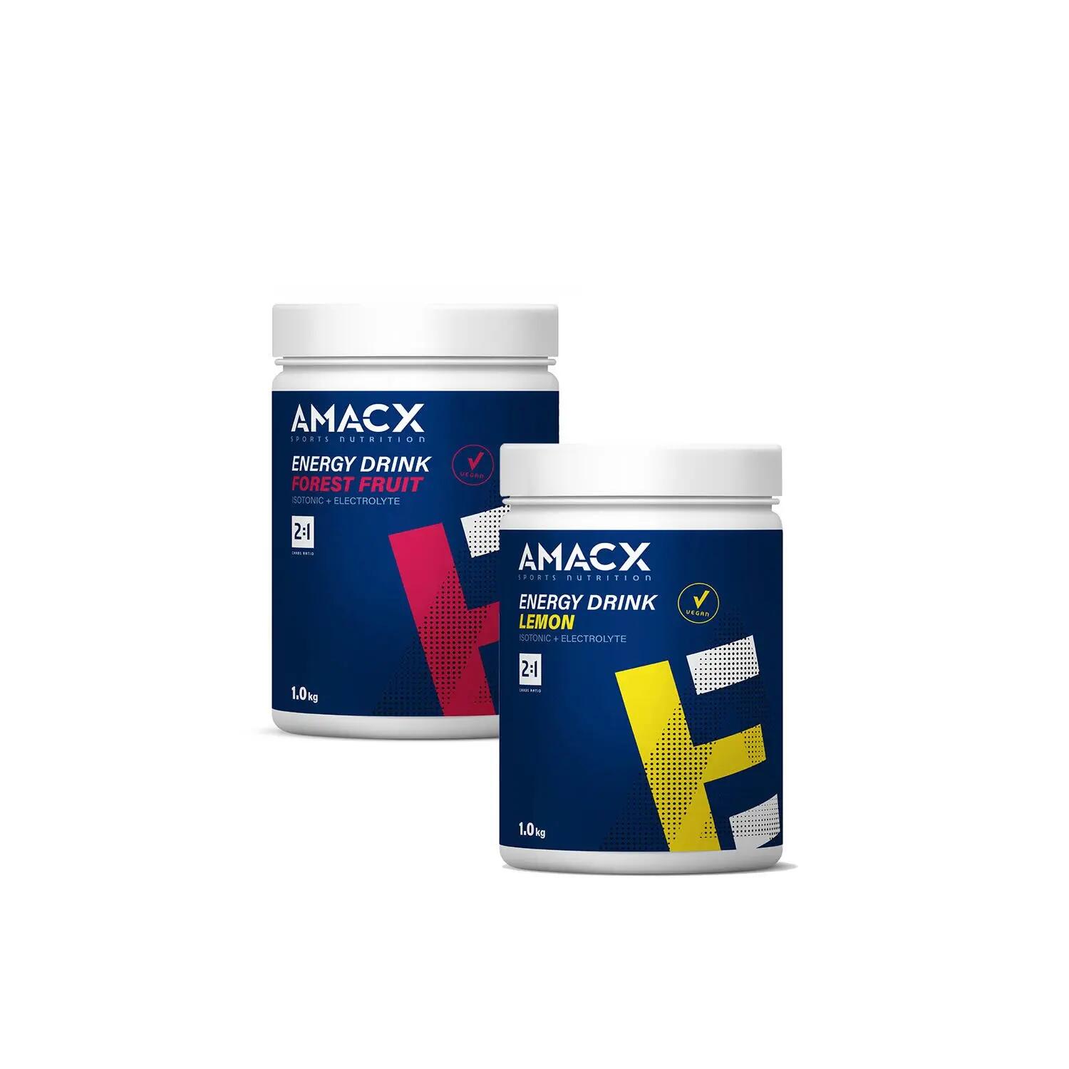 Amacx Energy Drink Energy Drink 2:1 Isotonic Forest Fruit 1kg 2/3