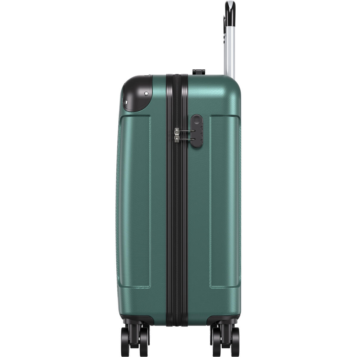 Handbagage koffer met cijferslot - lichtgewicht - Donkergroen 3/5